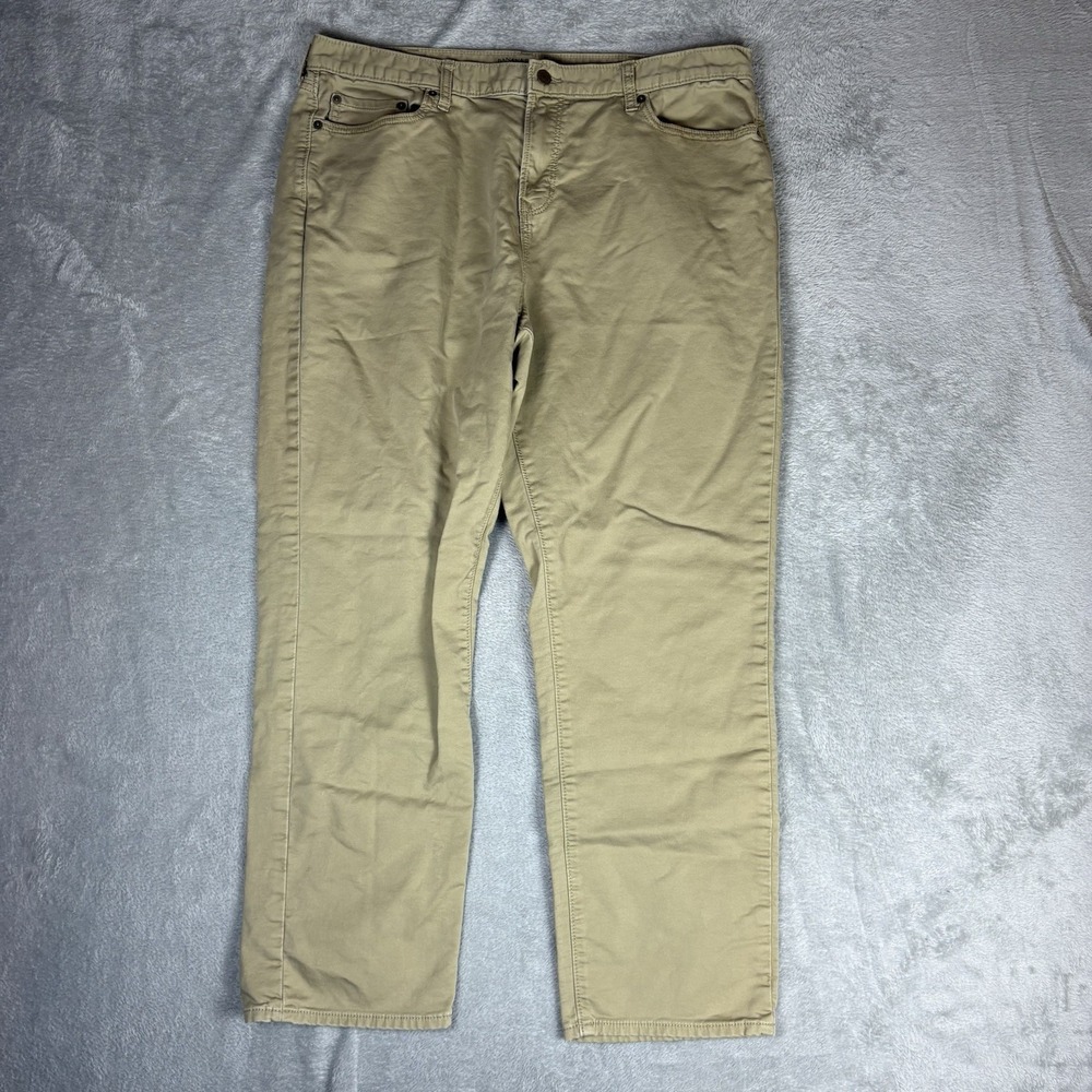 Banana Republic Men's‎ 38x32 (Fits 38x30) Travel Jeans Brown Khaki Chino Stretch